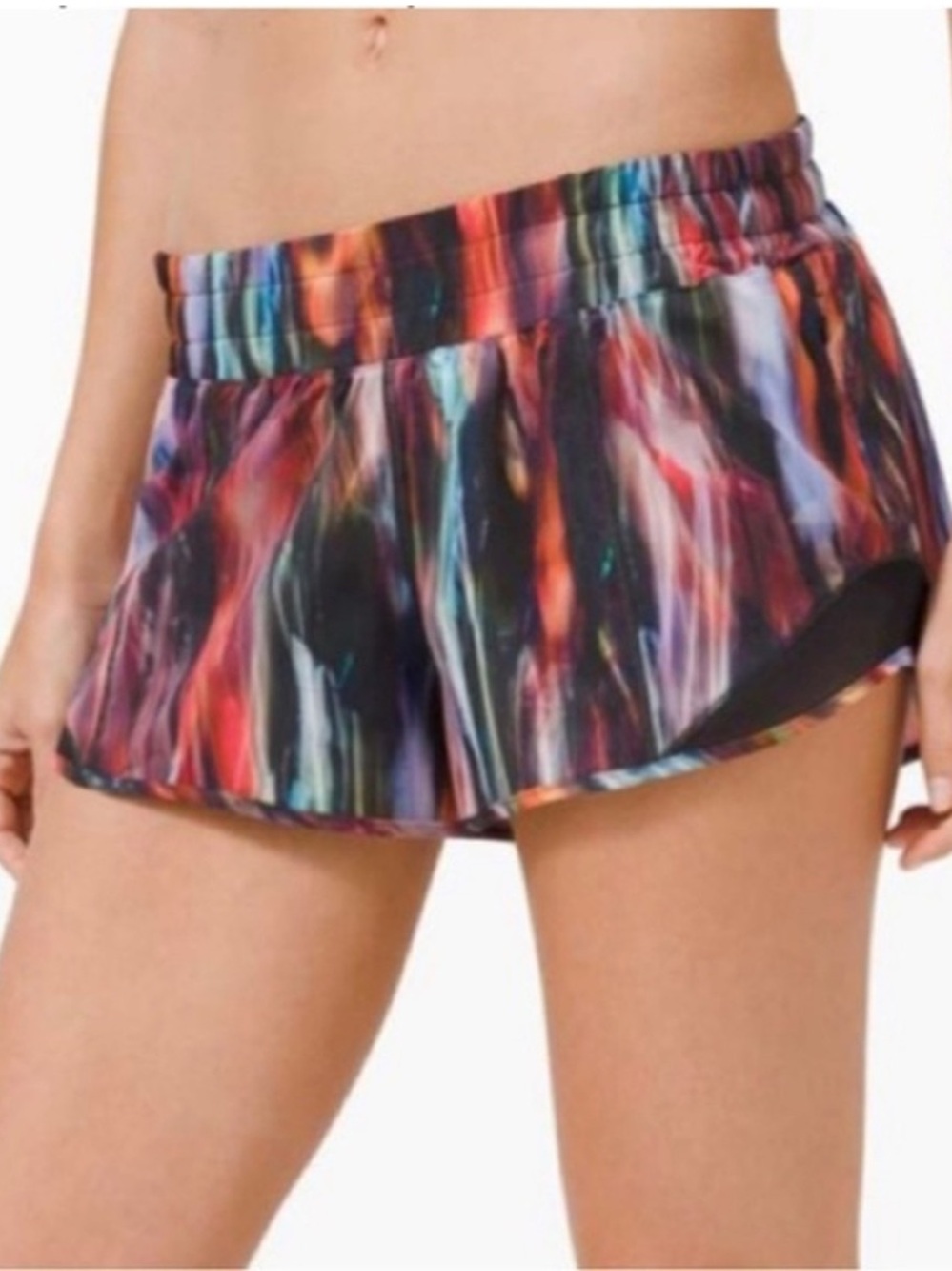 lululemon Hotty Hot Shorts Chroma Fusion Multi 6 Tall athletic